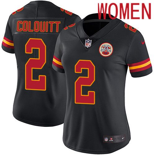 Women Kansas City Chiefs #2 Dicaprio Bootle Nike Black Vapor Limited NFL Jersey